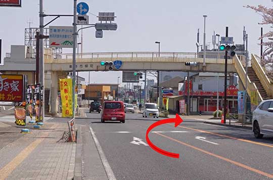 松田方面からの順路