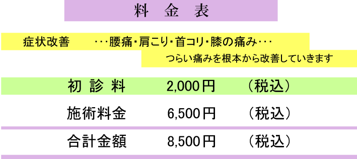 メニュー表